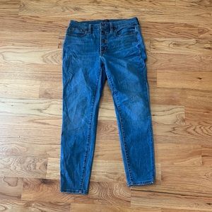 I am selling J.Crew 9” high-rise skinny jeans! They are a size 30!